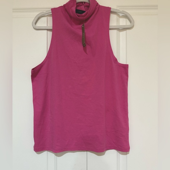 J. Crew Tops - NWT J.crew Tissue mockneck tank BK313 sz L